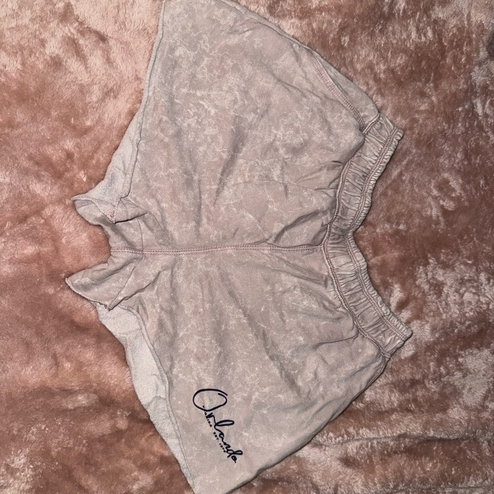 Gray Shorts with Logo